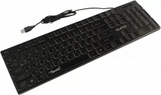 Клавиатура QUMO Signature К69 (USB, радужная подсветка, влагоустойчивая, 1.35m, black)