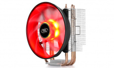 Вентилятор DEEPCOOL GAMMAXX 300R (1150/1151/1155/1200/1700/AM4/AM5, 120mm, 900-1600rpm, 18-21dBa, 3 тепловые трубки, 4pin, 130W, red LED) RTL