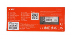 Память DDR4 16Gb PC25600, 3200MHz, ADATA Spectrix D50 RGB (AX4U320016G16A-ST50, 1.35V, RGB LED, tungsten grey)