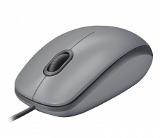 Мышь Logitech M110 Silent (USB, optical, бесшумный клик, 1000dpi, grey)