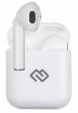 Гарнитура Digma TWS-10 (вкладыши, беспроводная, Bluetooth 5.0, с микрофоном, до 3 часов работы от батареи, white)