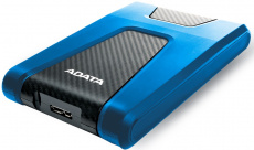 Внешний HDD 2,5" 1.0Tb ADATA (AHD650-1TU31-CBL, USB3.2, blue)