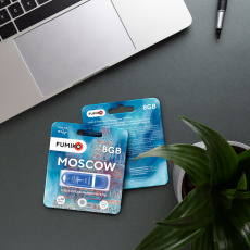 Флеш накопитель USB 2.0 8Gb FUMIKO MOSCOW (FMW-22, 30MB/s, blue)