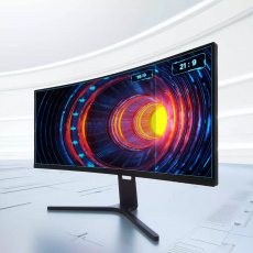 Монитор Xiaomi 30" Curved Gaming Monitor black (2560x1080, 200Hz, 21:9, 1 000 000:1, 178°/178°, 4ms (GTG), 300cd/m2, VA, выход на наушники, DP, HDMI)