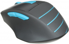 Мышь беспроводная A4Tech Fstyler FG30 (optical, 2000dpi, AA, soft-touch, grey-blue)