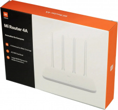 Роутер Xiaomi Mi Router 4A (300/867Mbps, 2.4/5GHz, 2 ports, 100Mbps, 4 внешние несъёмные антенны 5dBi, white)