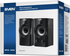 Колонки Sven SPS-606 (2x3W, black)
