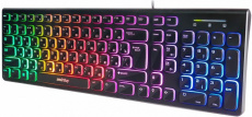 Клавиатура Smartbuy ONE 250 (SBK-250U-K, USB, радужная подсветка, мультимедийная, 1.5M, black)