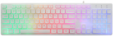 Клавиатура Oklick 550ML (USB, радужная подсветка, white)