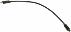 Кабель USB 3.1 Type-C - Type-C 0.3m (CCP-USB3.1-CMCM-0.3M, 3А, 36W, быстрая зарядка, QC3.0, PD, двойное экранирование, black) Cablexpert