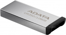 Флеш накопитель USB 3.2 128Gb ADATA UR350 (UR350-128G-RSR/BK, 100MB/s, silver-black)