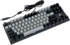 Клавиатура Gembird CHASER KB-G600 (USB, механическая, RED Switch, регулируемая подсветка, игровая, мультимедийная, 1.8m, black)