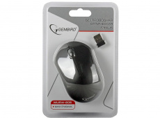Мышь беспроводная Gembird MUSW-205 (optical, 1000dpi, AA, black)