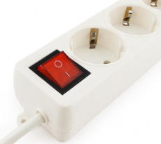 Сетевой удлинитель Гарнизон (EL-NB-G3-W-2, 3 розетки, 2 метра, 10A, white) OEM