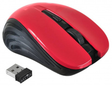Мышь беспроводная Oklick 545MW (optical, 1600dpi, AA, black-red)