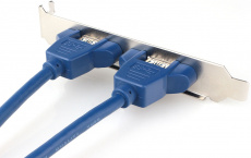 Планка портов 2*USB3.0 на заднюю панель корпуса (CC-USB3-RECEPTACLE, 45cm) Cablexpert
