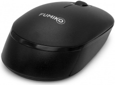 Мышь беспроводная FUMIKO SLEEK FMA-01-K (optical, 1000pi, 2xAAA (нет в комплекте), black)