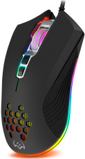 Мышь Sven RX-G850 (USB, optical, 6400dpi, игровая, настраиваемая RGB подсветка, программируемая, soft-touch, black)