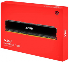 Память DDR4 16Gb PC25600, 3200MHz, ADATA Gammix D20 (AX4U32008G16A-DCBK20, 2x8Gb, 1.35V, black)