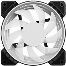 Вентилятор Powercase M6-14-LED (140x140x25mm, Hydro, 900rpm, 20dBa, 4pin, 5 color LED, black-white) OEM