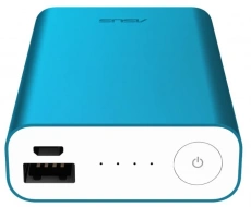 Внешний аккумулятор ASUS ZenPower ABTU005 (литий-ионный, 10050mAh, USB - 2.4A max, вход 2A, blue)