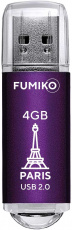 Флеш накопитель USB 2.0 4Gb FUMIKO PARIS (FPS-16, 30MB/s, purple)