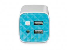 Внешний аккумулятор TP-LINK TL-PB10400 (10400mAh, вход micro USB, выход 1*USB 1A, 1*USB 2A, встроенный фонарь, white)