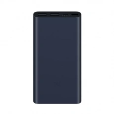 Внешний аккумулятор Xiaomi Mi Power Bank 2i (PLM09ZM, литий-полимерный, 10000mAh, 2*USB - 2.4A max, вход 2А, black)