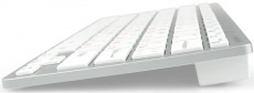 Клавиатура+мышь беспроводные Gembird KBS-7001 (white-silver)
