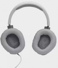 Наушники JBL QUANTUM 100 (полноразмерные закрытые, с микрофоном, регулятор, 1.2m, игровые, white)
