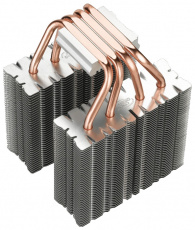 Вентилятор DEEPCOOL FROSTWIN v2.0 (1150/1155/1156/1366/2011/775/AM2/AM3/FM1/FM2, 2x120mm, Al, Hydro, 900-1600rpm, 18-21dBa, 4 тепловые трубки, DTH, 4pin, 130W) RTL