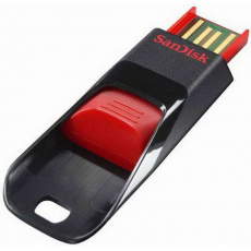 Флеш накопитель USB 2.0 16Gb SanDisk Cruzer Edge (SDCZ51-016G-B35, black-red)