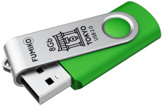 Флеш накопитель USB 2.0 8Gb FUMIKO TOKYO (FTO-17, green)