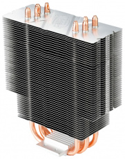 Вентилятор DEEPCOOL GAMMAXX 400 (1150/1151/1155/1156/1366/2011/775/AM2/AM3/FM1/FM2, 120mm, Al, Hydro, 900-1500rpm, 18-30dBa, 4 тепловые трубки, DTH, 4pin, blue LED, 130W) RTL