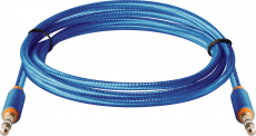 Кабель аудио 3.5mm Jack (m) - 3.5mm Jack (m) 1.2m (JACK01-03, blue) Defender