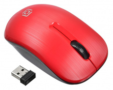Мышь беспроводная Oklick 525MW (optical, 1000dpi, AA, black-red)