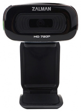Web-камера ZALMAN ZM-PC100 (1280x720, микрофон, универсальное крепление, black-silver)
