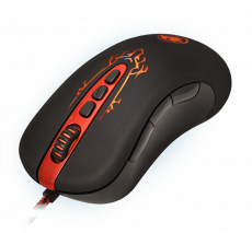 Мышь Redragon ORIGIN (USB, optical, 4000dpi, игровая, black-red)