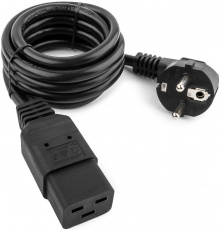 Кабель питания (PC-186-C19, 1.8m, 1.5мм2, black) Cablexpert