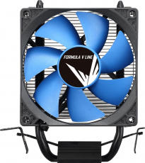 Вентилятор Formula V-LINE ICE BOID 2PSDA (1150/1151/1155/1156/1200/1700/2011/2066/775/FM1/FM2/AM2/AM3/AM4/AM5, 90mm, Al, Hydro, 900-2100rpm, 17-34dBa, 2 тепловые трубки, DTH, 4pin, PWM, 90W, black) RTL