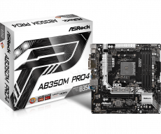Материнская плата ASRock AB350M PRO4 (AM4, mATX) RTL