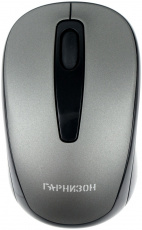 Мышь беспроводная Гарнизон GMW-450-1 (optical, 1000dpi, 2xAAA, soft-touch, black-grey)