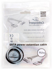 Удлинитель питания SATA (m) -> SATA (f) (CC-SATAMF-20CM, 0.2m) Cablexpert