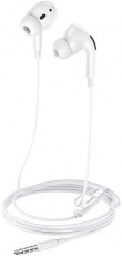 Наушники hoco M1 Pro Original (затычки, для мобильных устройств, с микрофоном, 1.2m, white)