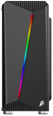 Корпус 1STPLAYER RAINBOW R3 (без БП, ATX, R3-3R1, USB3.0, black)