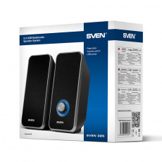 Колонки Sven 325 (2x3W, USB, black)