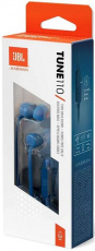 Наушники JBL TUNE 110 (затычки, для мобильных устройств, с микрофоном, 1.2m, blue)