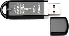Флеш накопитель USB 2.0 4Gb FUMIKO MOSCOW (FMW-01, 30MB/s, black)