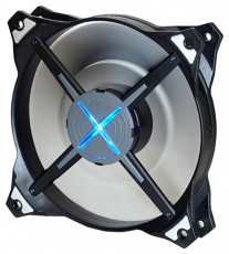 Вентилятор ZALMAN ZM-DF12 (120x120x27mm, Advanced Nanopolymer Bearing, 800-1600rpm, 18-33dBa, Dual Blade Impeller, 3pin, blue LED) RTL