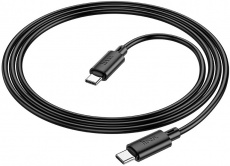 Кабель USB 2.0 Type-C - Type-C 1.0m (X88 Gratified, 3A, 60W, быстрая зарядка, black) hoco